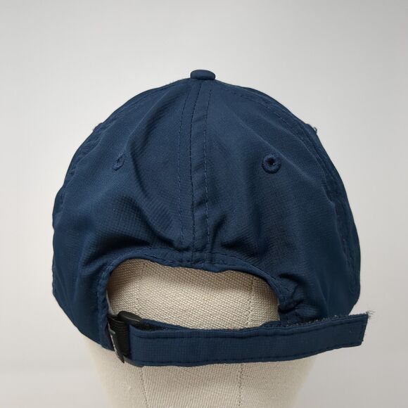 Clear Mountain Bank Strapback Hat Blue XL Fit Adjustable Embroidered Imperial - Picture 5 of 8